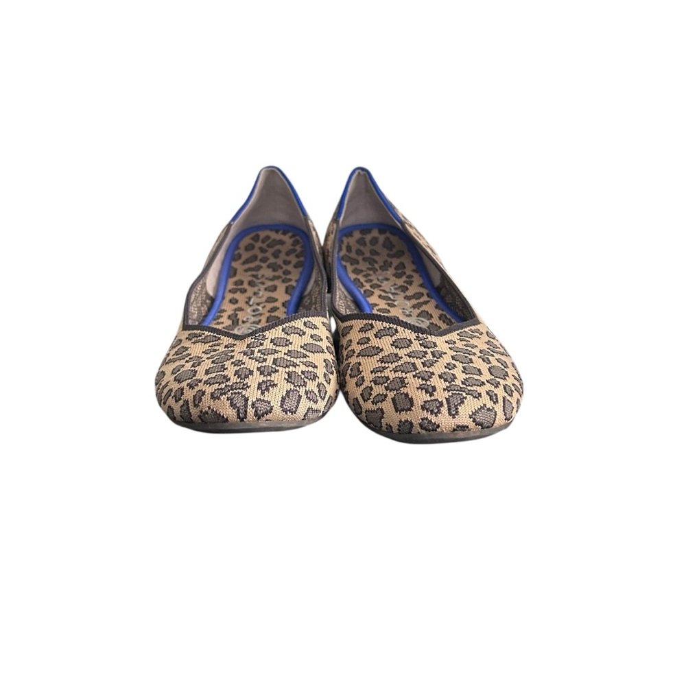 Rothy’s Leopard Print The Point Toe Flats Size 9 - Picture 4 of 12